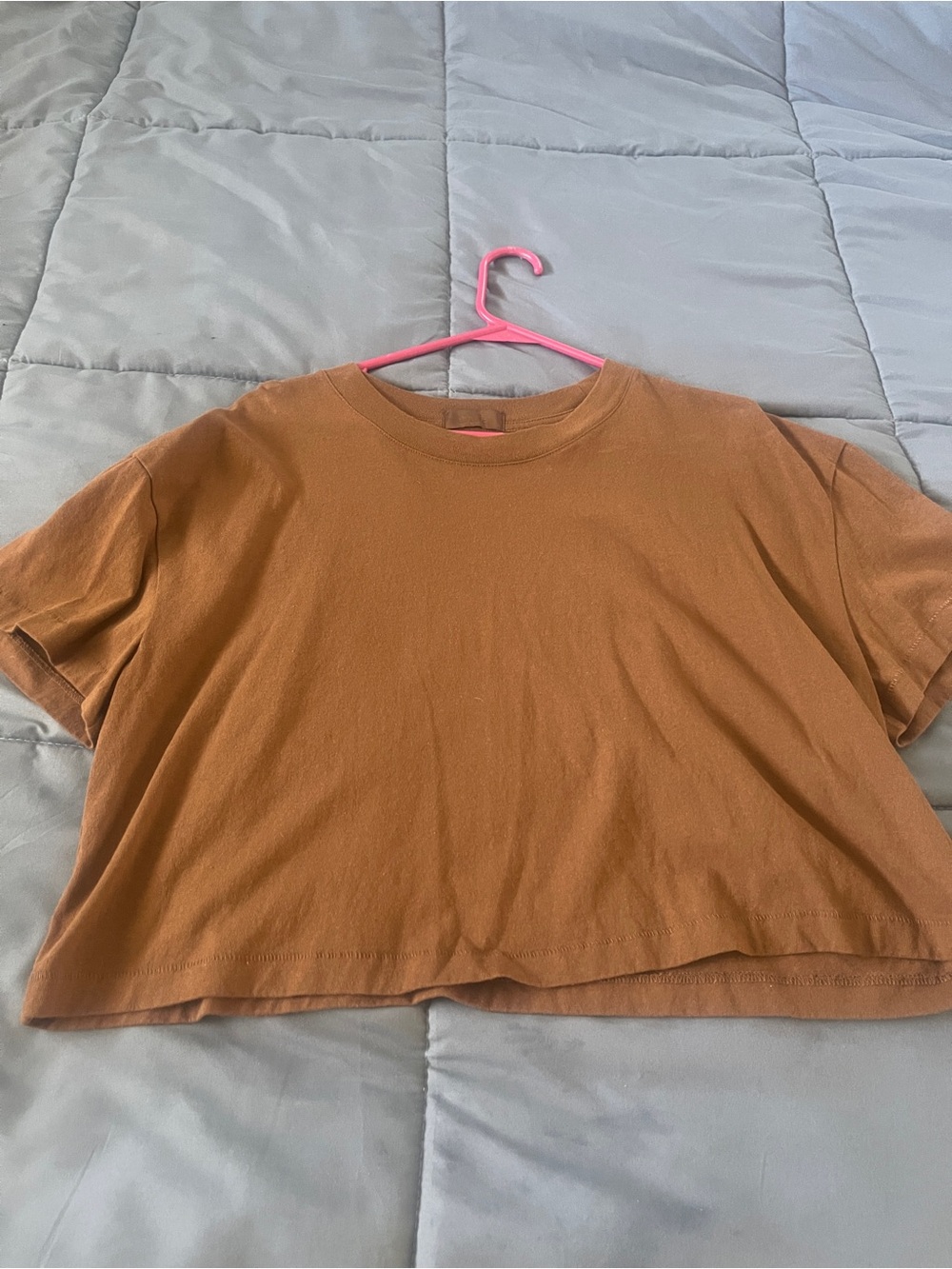 nuuds Cropped Tee in Rust